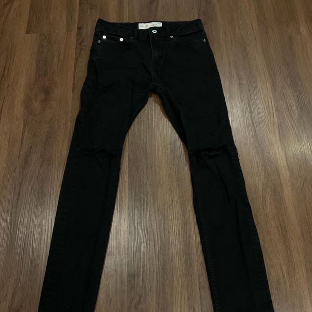 Topman black skinny jeans